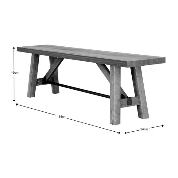 Fulton 6 Seater Trestle Table & Bench Set 6