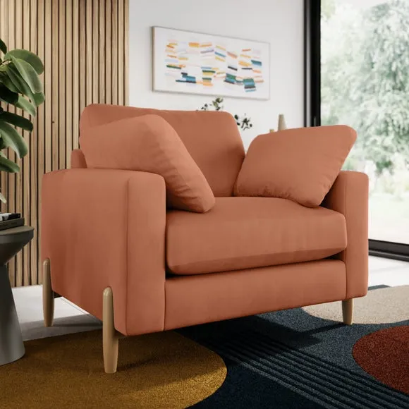 Apollo Vintage Velvet Snuggle Sofa 1