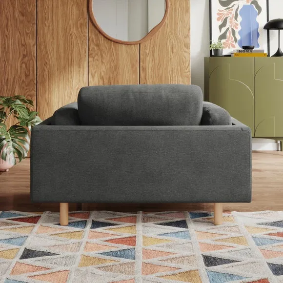 Newton Luxe Chenille Snuggle Chair 3
