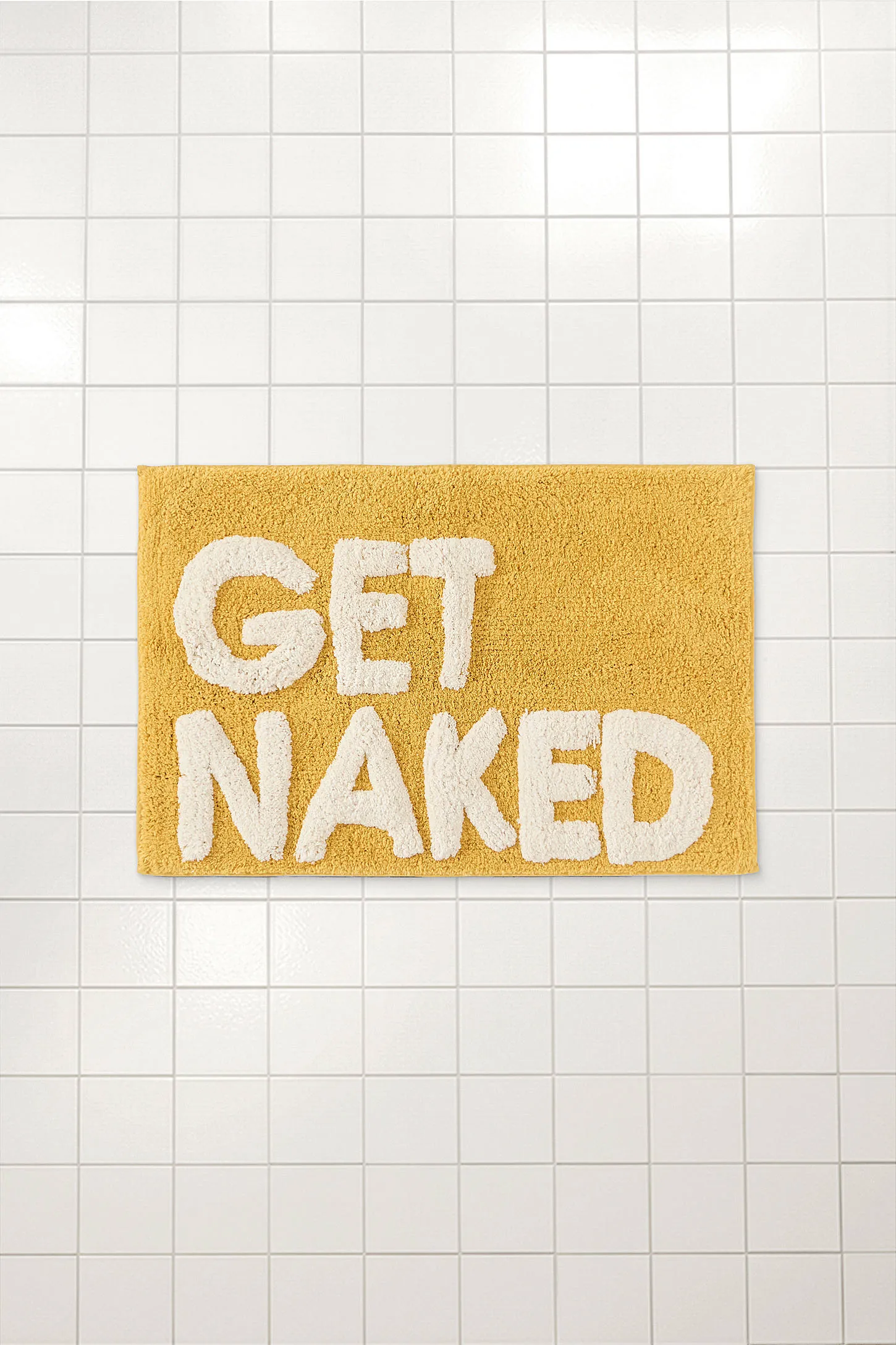 Get Naked Bath Mat - Yellow 2