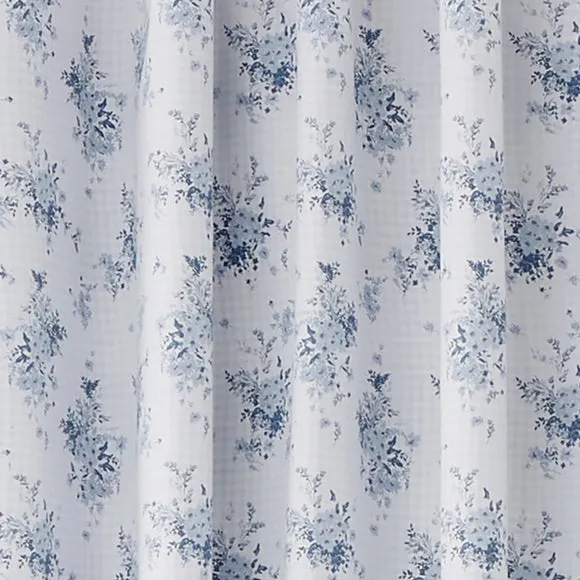 Catherine Lansfield Lucie Floral Reversible Eyelet Curtains 3