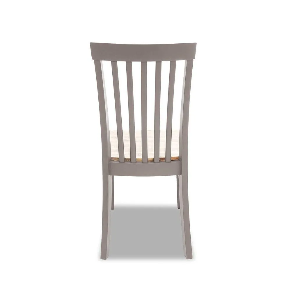 Statement Furniture Florence Highback Wooden Seat Chairs Set of 4 in Taupe 3