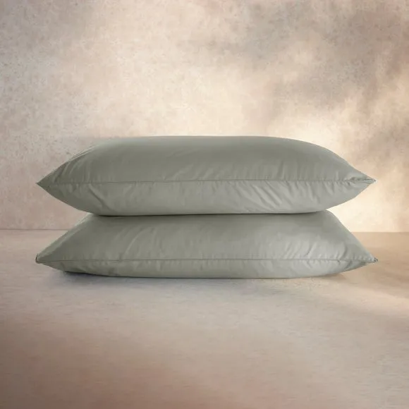 100% Egyptian Cotton 220 Thread Count Standard Pillowcase Pair 5