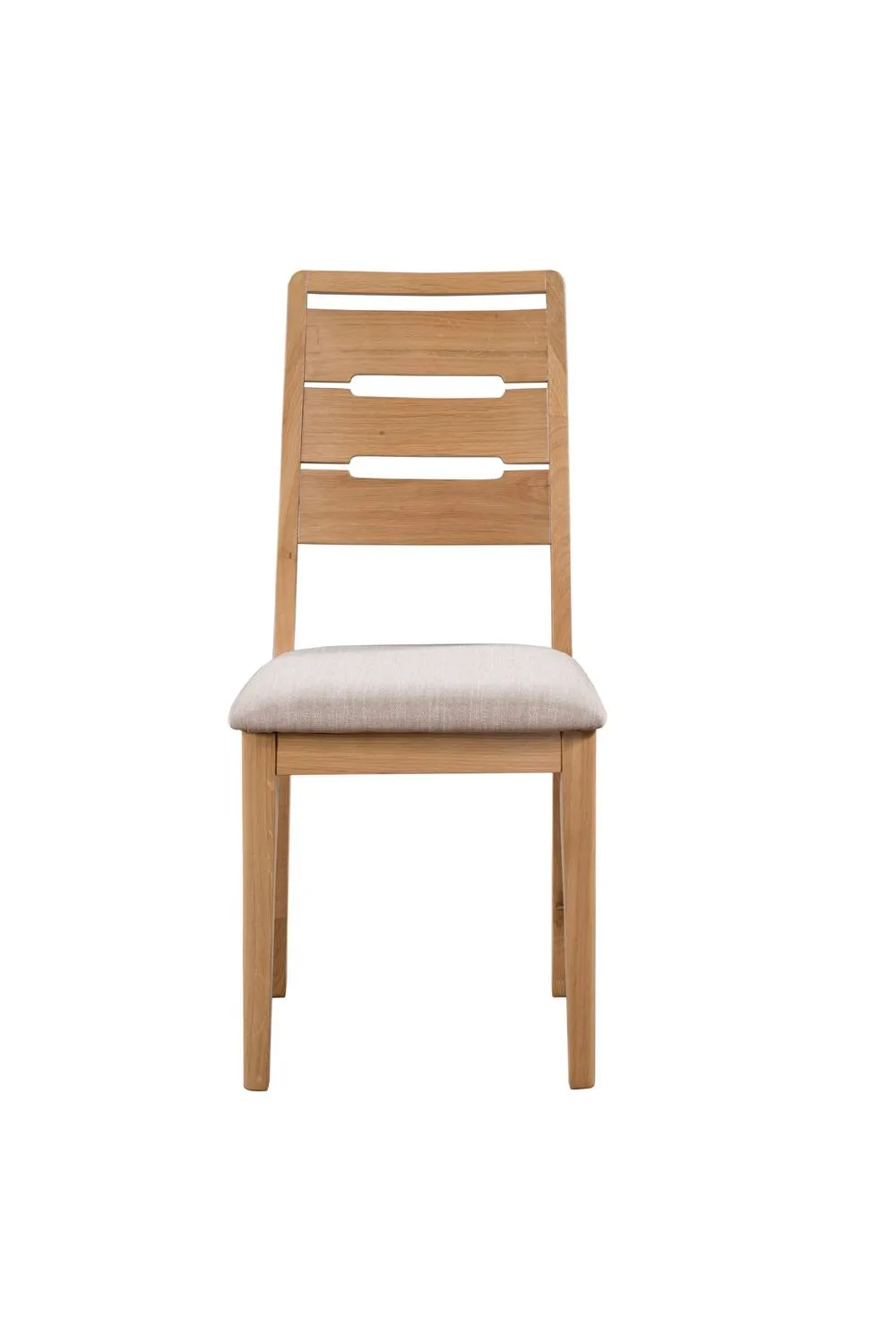 Julian Bowen Curve Dining Chair (Set of 2) in Light Oak 5