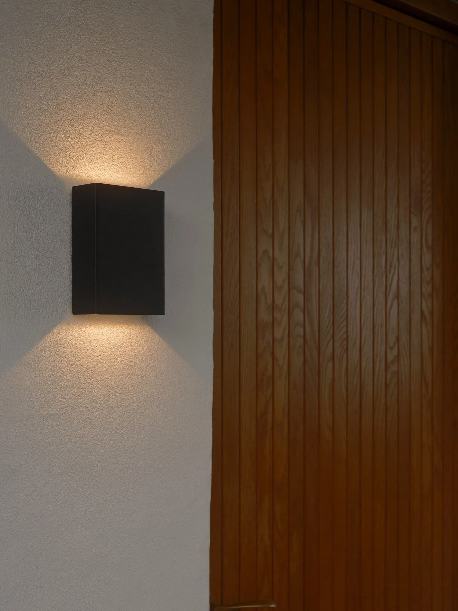 Nordlux Fold Outdoor Wall Light Black Metal Garden LED IP54 3000k Mains 5