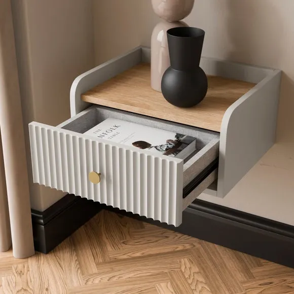 Georgi Floating 1 Drawer Bedside Table 3