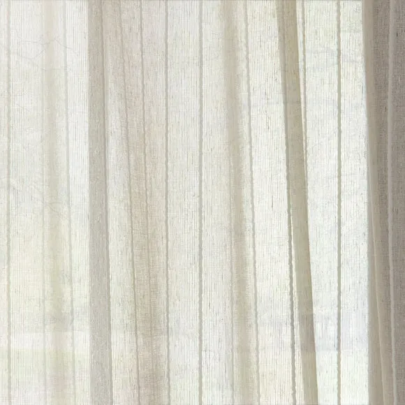 Lucia Stripe Slot Top Voile Panel 3