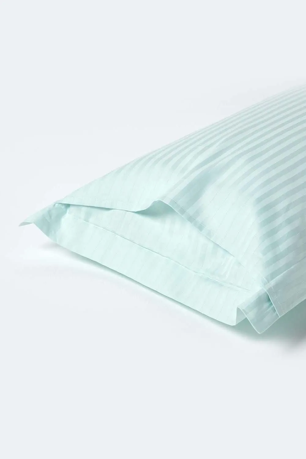 Homescapes Egyptian Cotton Ultrasoft King Size Oxford Pillowcase 330 TC in Aqua 3