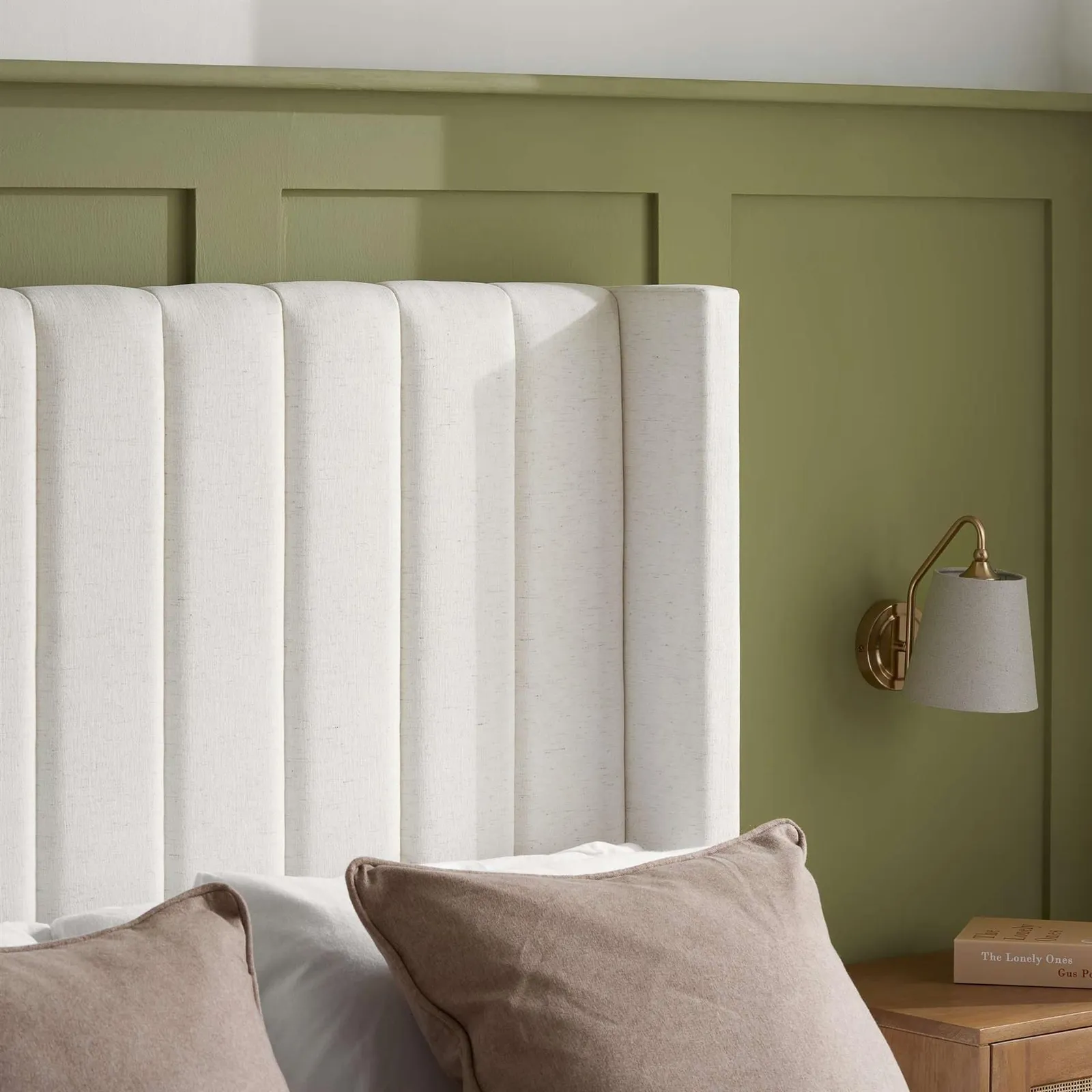Birlea Maisey Ottoman Cream Linen Fabric Double Bed Frame 6