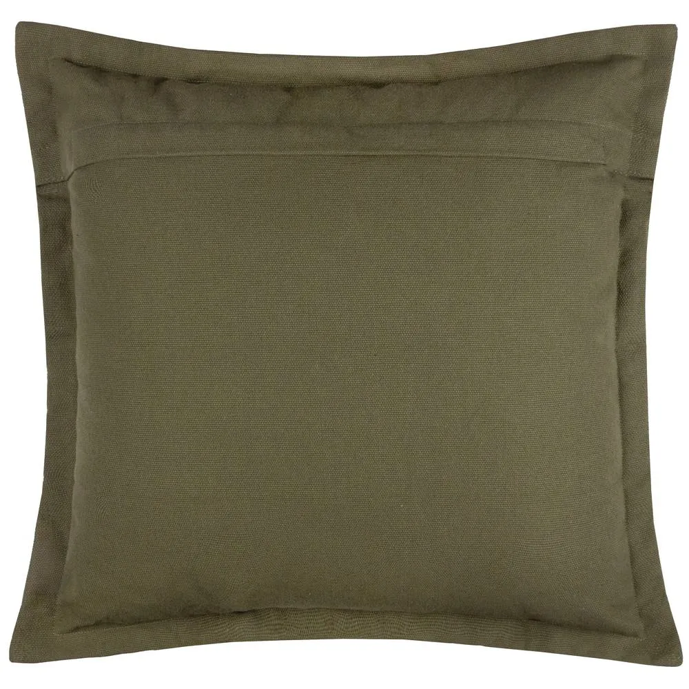 Yard Holmfirth Canvas 100% Cotton Outdoor Cushion in Khaki 3