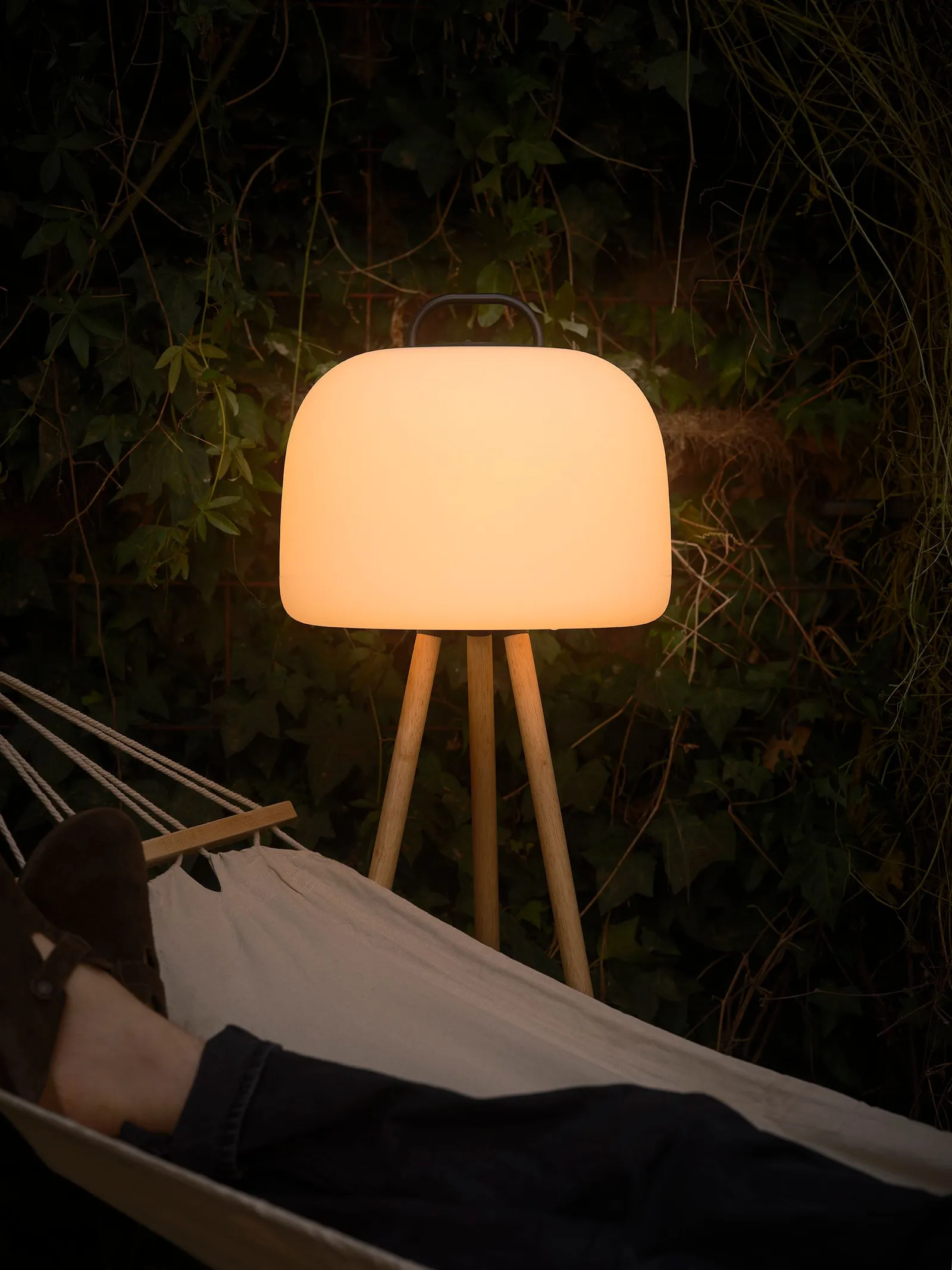 Nordlux Kettle Outdoor Portable Light White Black Garden LED IP65 3StepDim 6