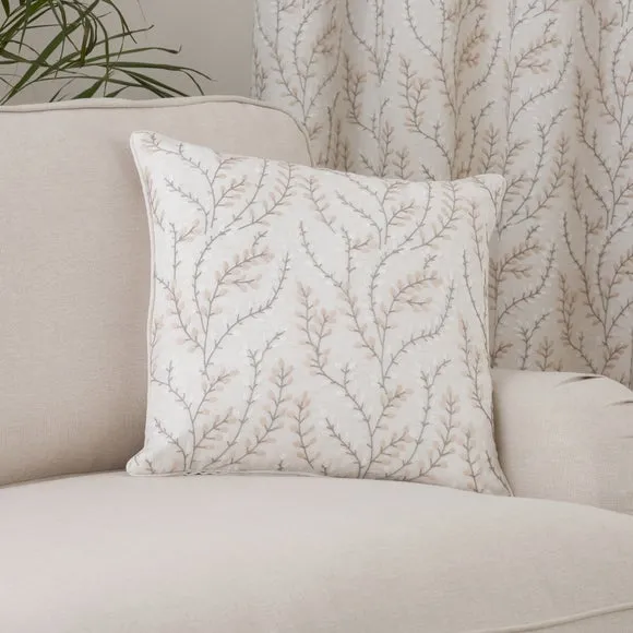 Shimla Embroidered Floral Eyelet Curtains 5