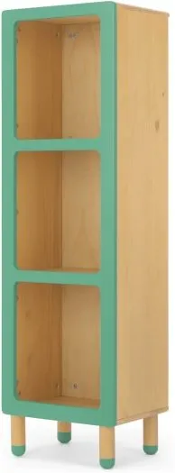 Chase Storage Shelving Unit, Pine and Green 