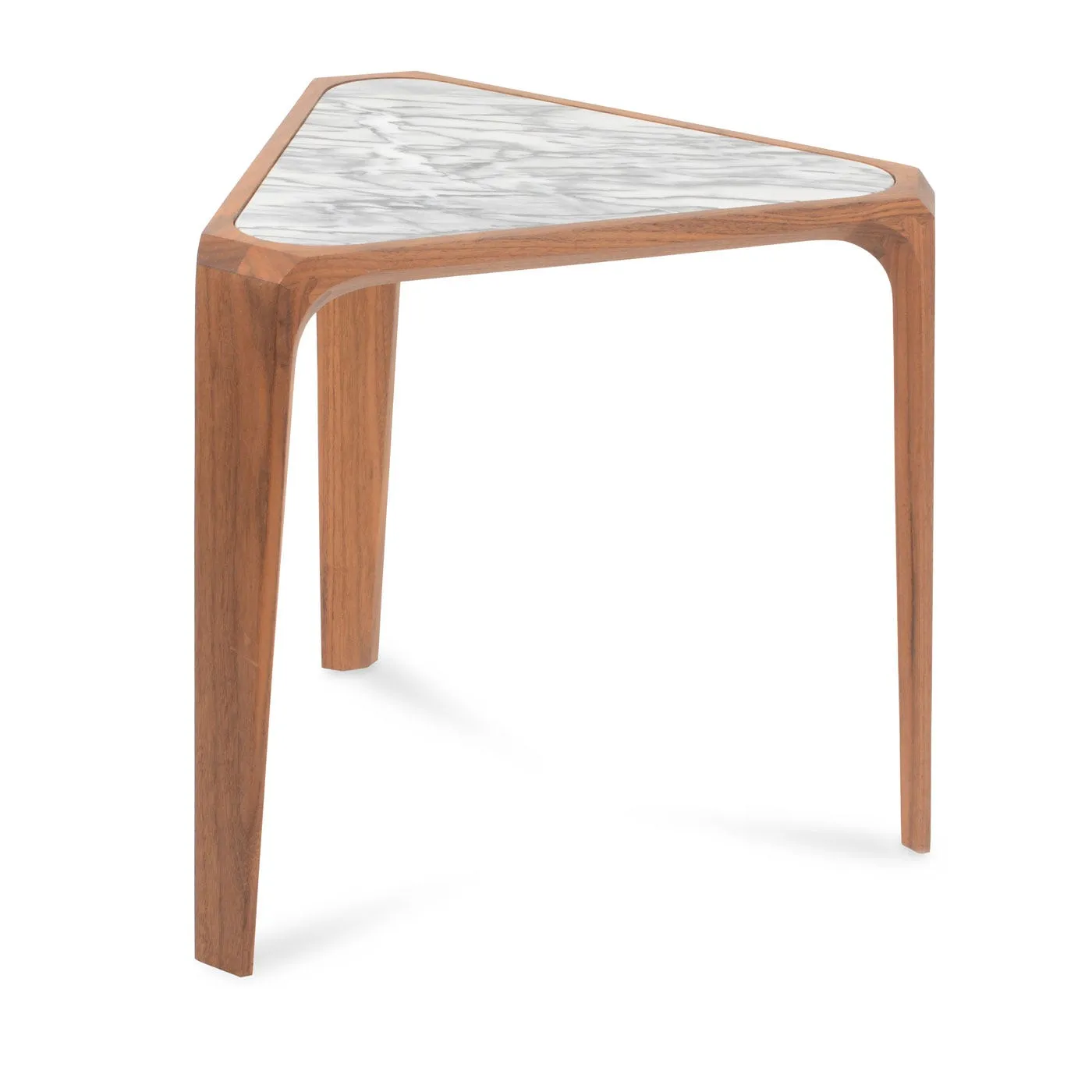 Heal's Mary's Side Table Walnut & Black Marble 3