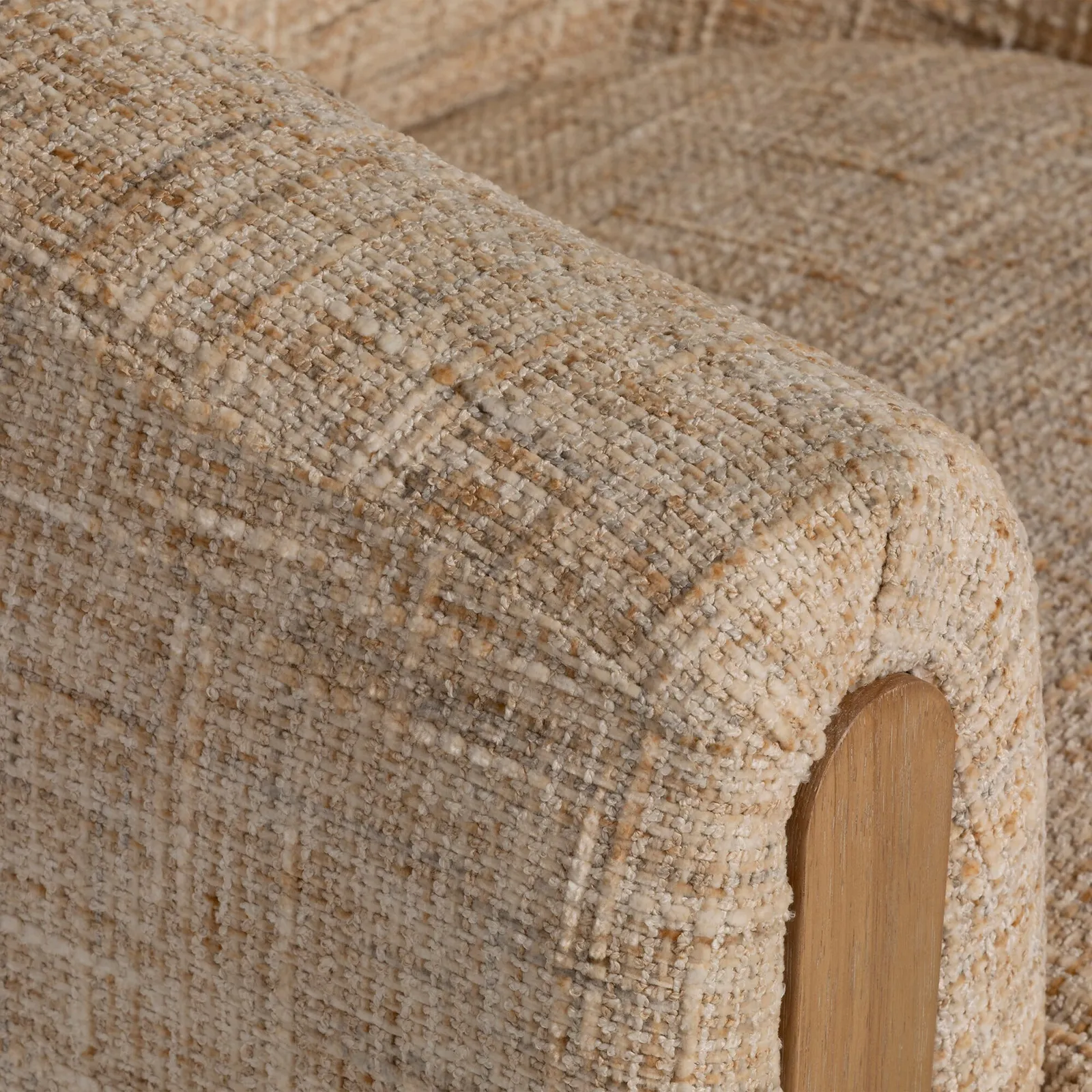 Persley Accent Armchair, Neutral Fabric | Barker & Stonehouse 5