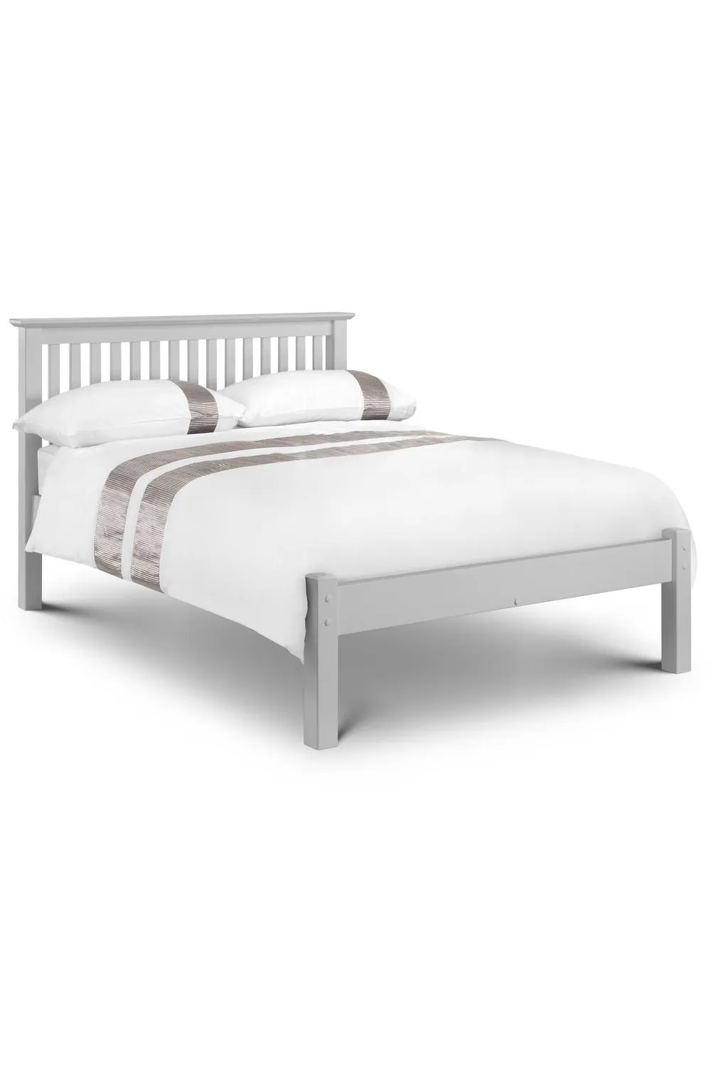 Julian Bowen Barcelona Low Footend Bed in Grey 2