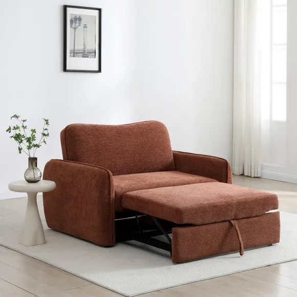 Cayla Chenille Small Double Pop Up Sofa Bed 3