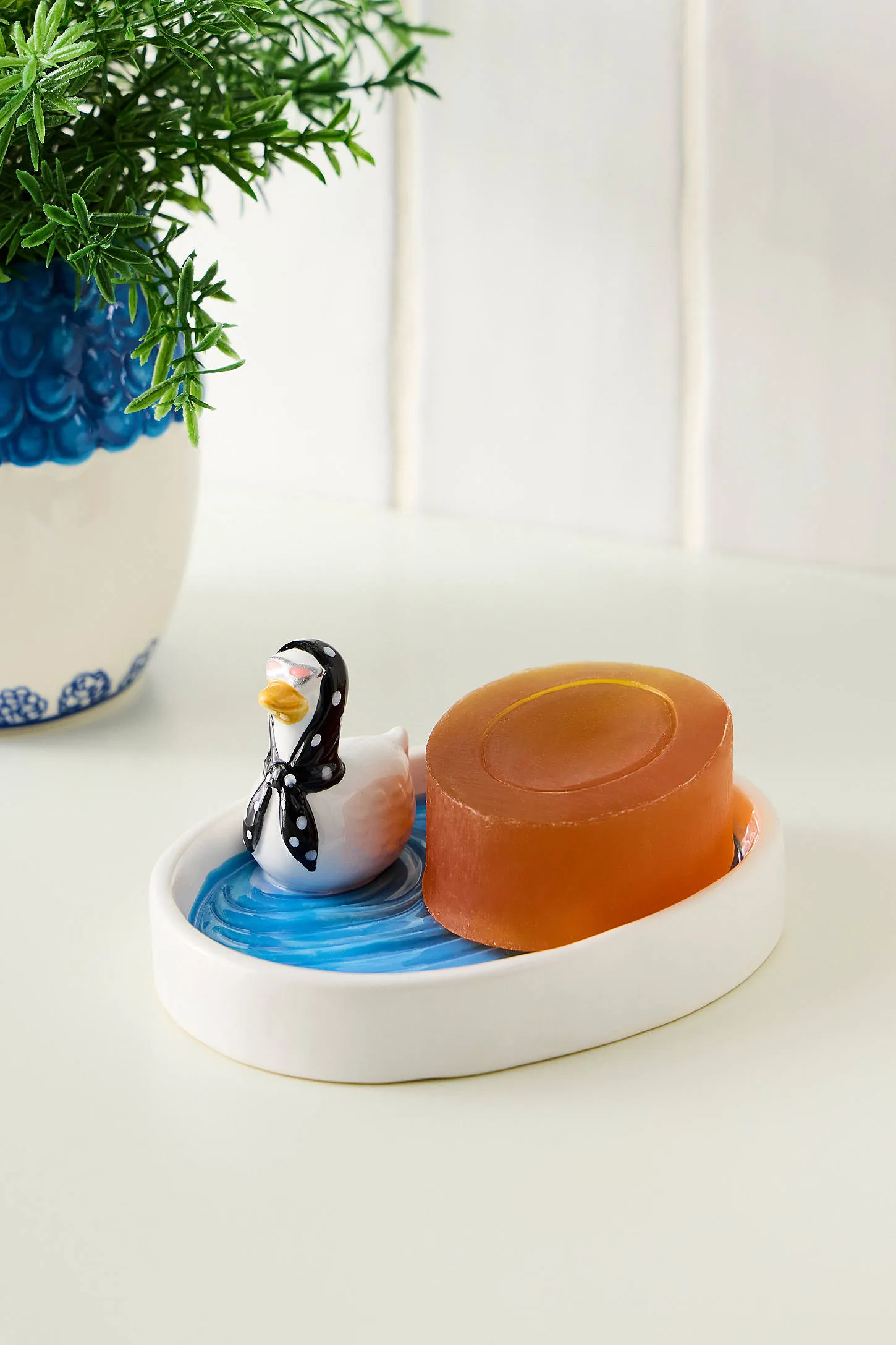 Silly Goose Soap Dish - White 3