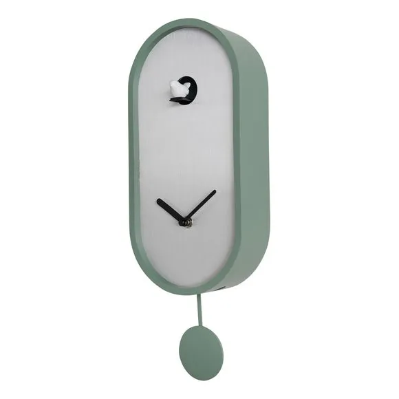 Interval Mid-Century Cuckoo Wall Clock With Pendulum 3