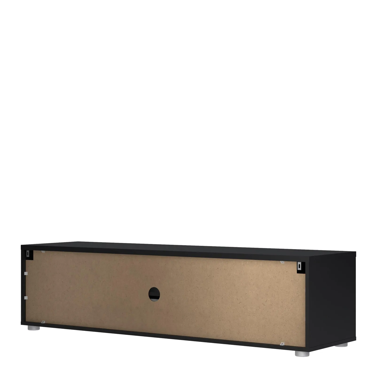 Furniture To Go Media TV Unit with 2 Doors 1 Drawer 147cm in Black 4