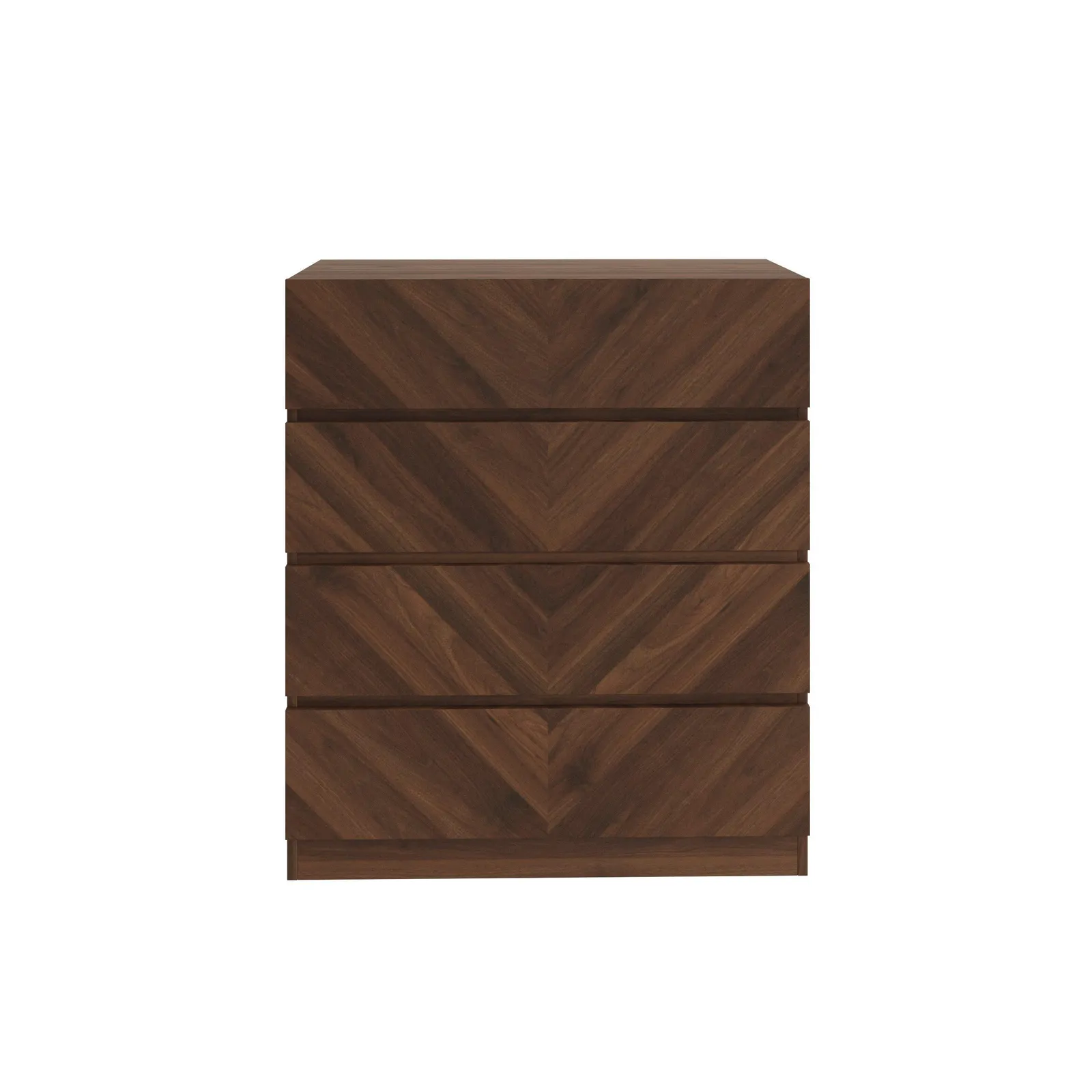 GFW Catania 4 Drawer Chest in Walnut 3
