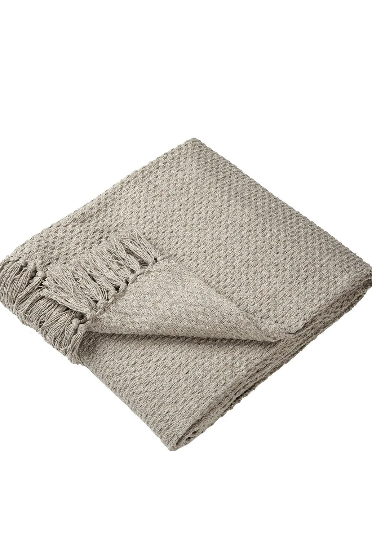 Drift Home 'Hayden' Textured Woven Throw in Natural