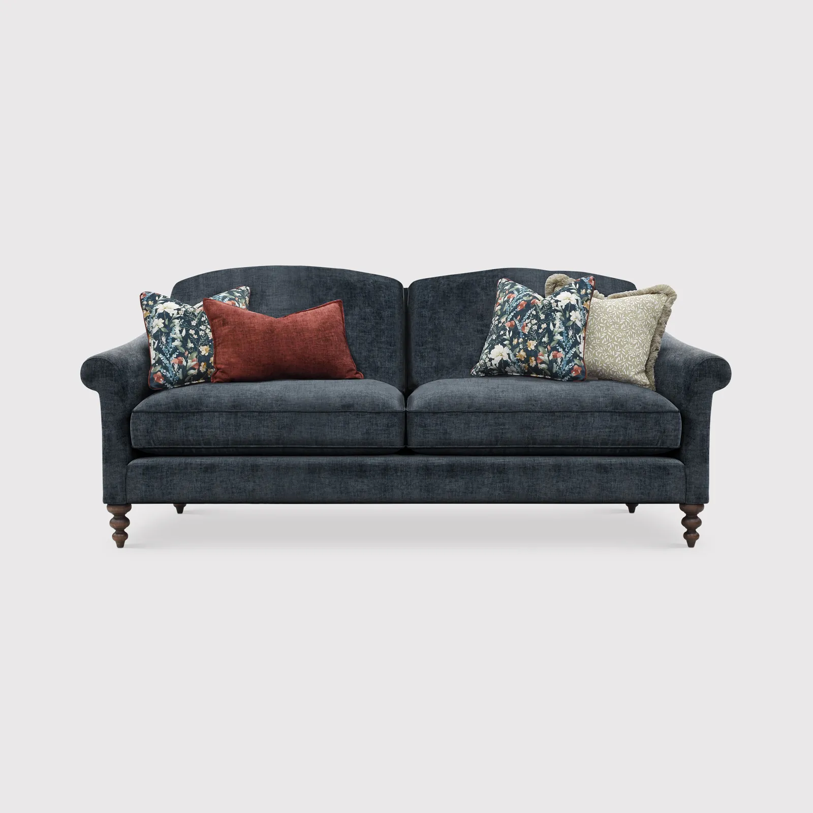 English Heritage Clover 26 Large Sofa With Pre Set Scatters | Barker & Stonehouse