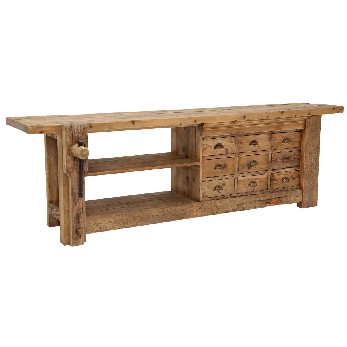 Jorge Reclaimed Wood Workbench Sideboard