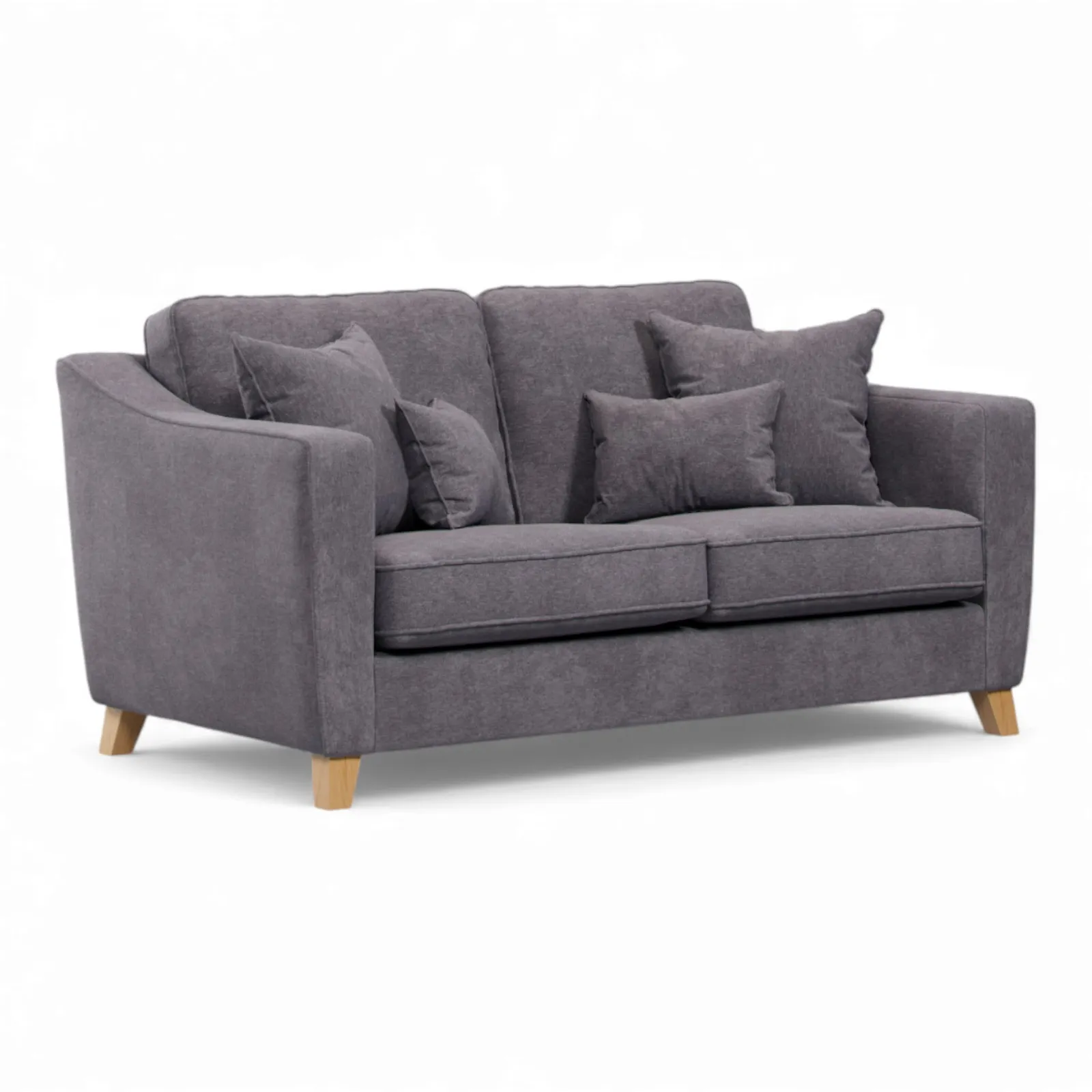 The Great Sofa Company Jackson 2 Seater Chenille Sofa in Grey 2