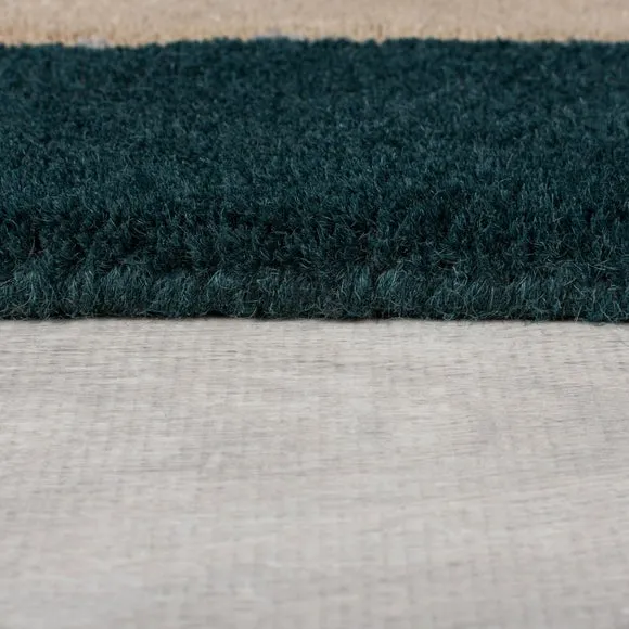 Labyrinth Shaped Wool Rug 3