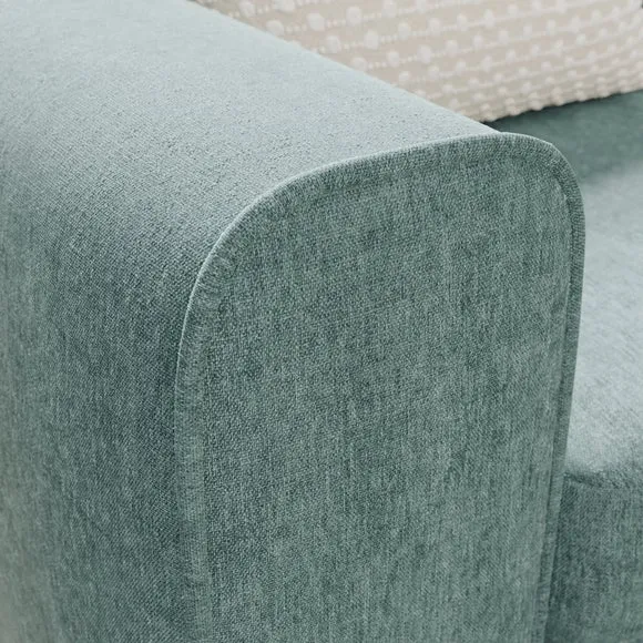Abel Vintage Soft Chenille Snuggle Chair 4