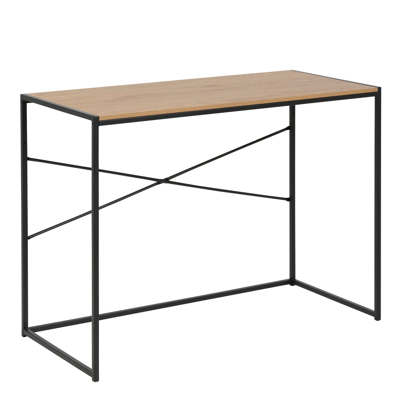 Furniture To Go Seaford Office Desk in Black & Oak