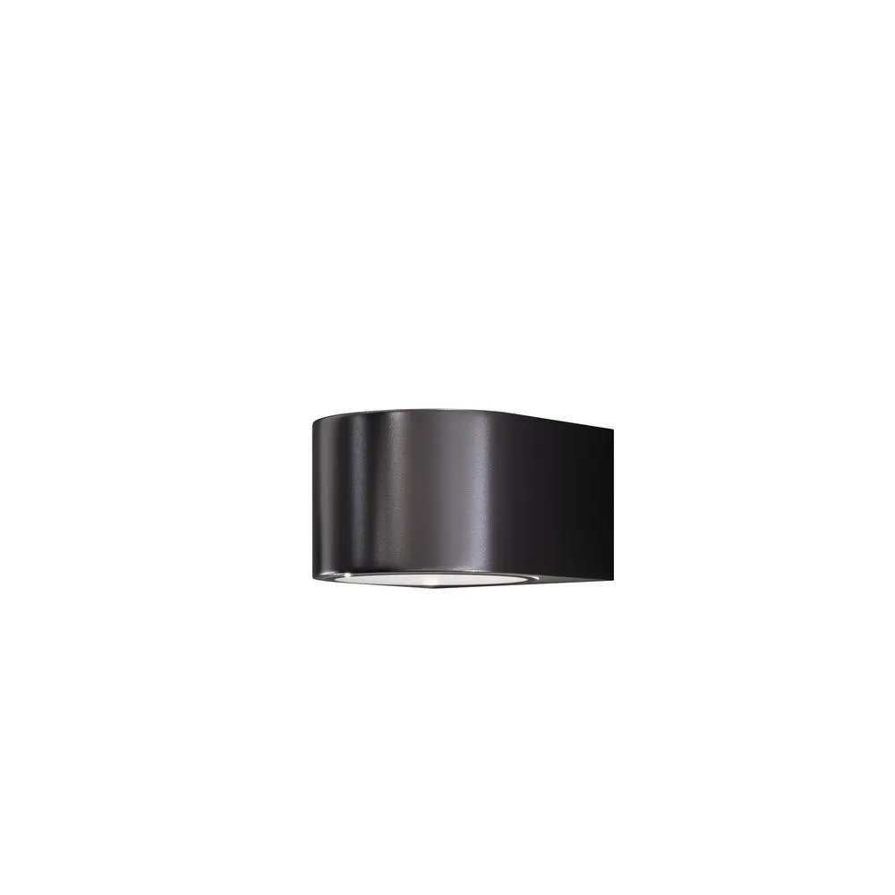 Netlighting Blow Outdoor Up Down Wall Lamp Graphite 3000K 900lm IP54 in Grey