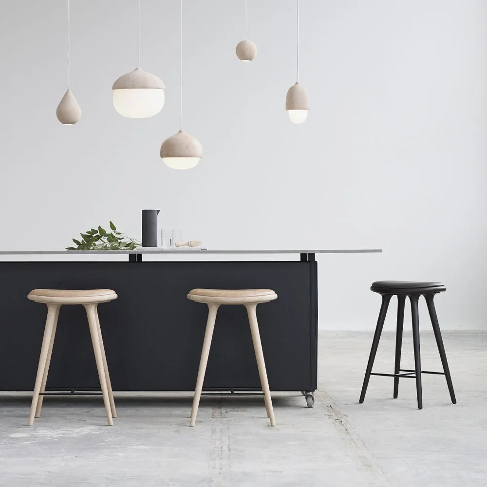 Mater High Stool H69cm Black Stained Beech 5