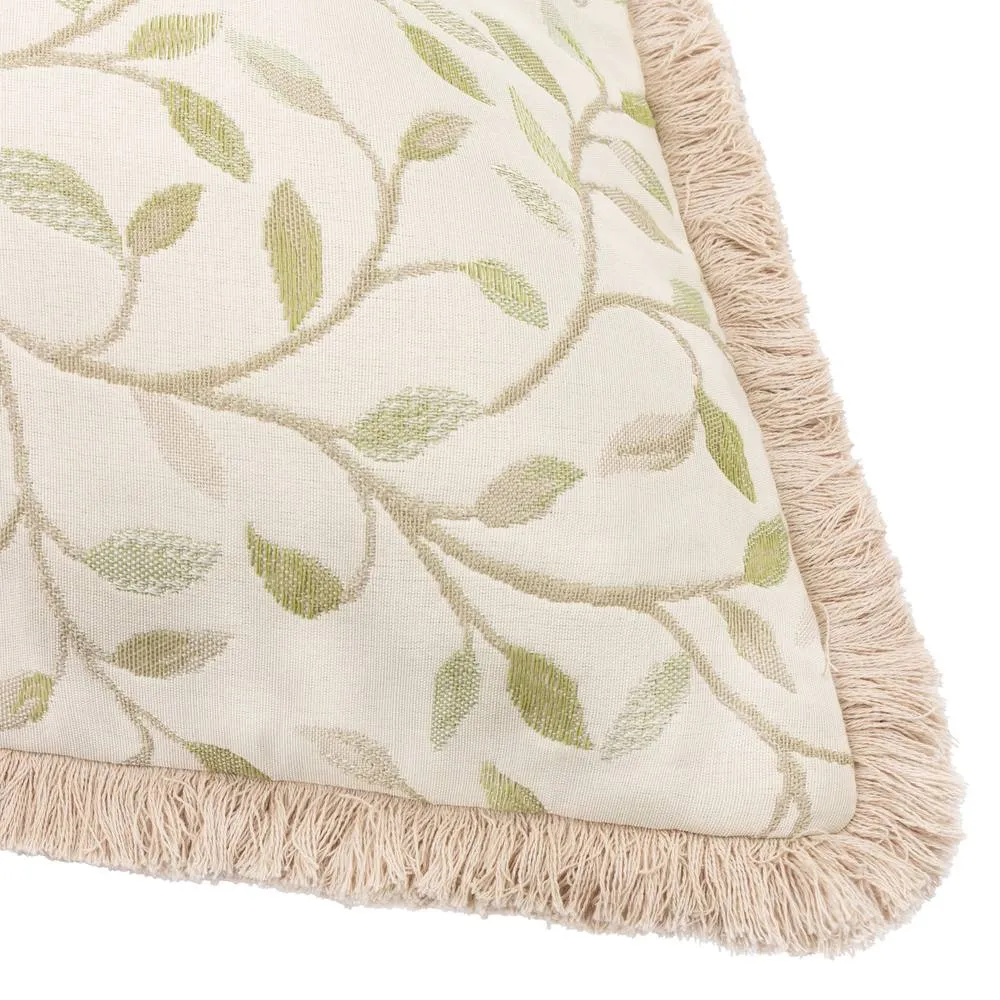 Voyage Maison Cervino Jacquard Cushion in Green 4