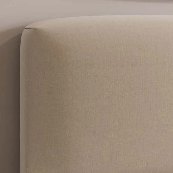 Modern Curved Upholstered Bed Frame 6