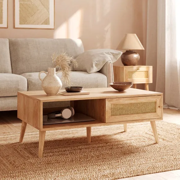 Jordyn Coffee Table, Mango Wood Effect 2