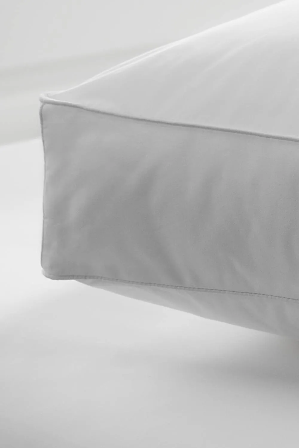 CHRISTY Classic Filled Hollowfibre Medium Firm Deepsided Pillow in White 4