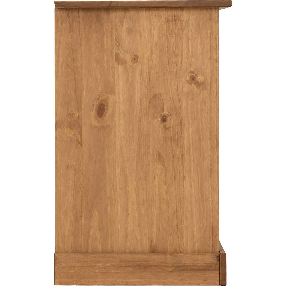 Seconique Corona Essentials 4 Drawer Dressing Table in Natural 5