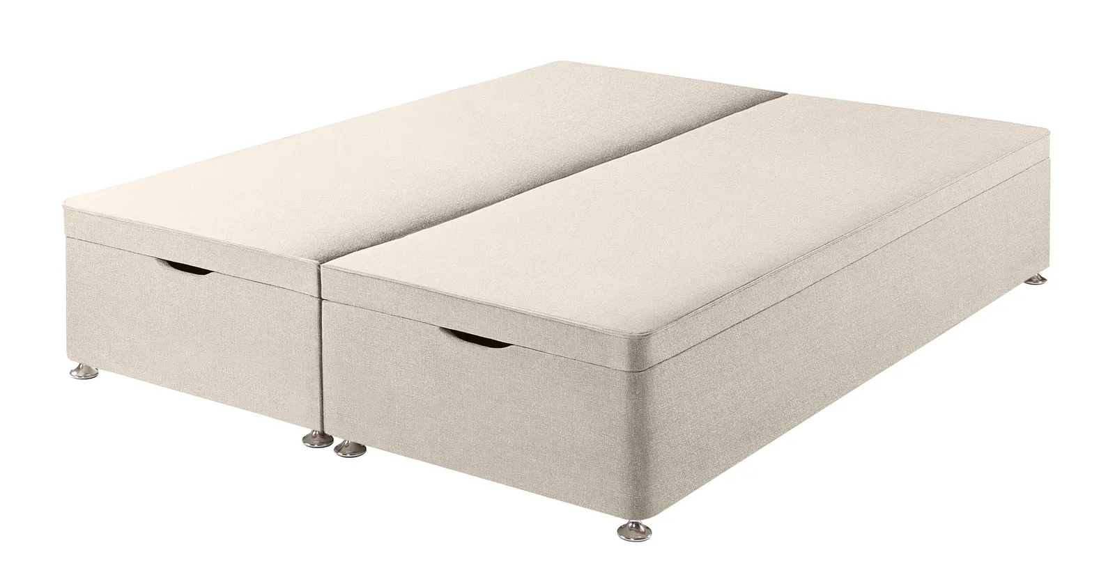Classic Ottoman Divan Base, Super King - Mole Pebble