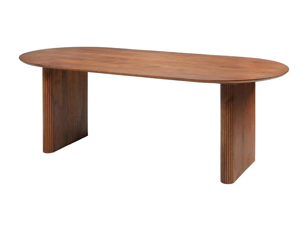 Vente-unique Mango Wood Dining Table With 8 Place Settings - Natural - BALIMELA in Walnut 5