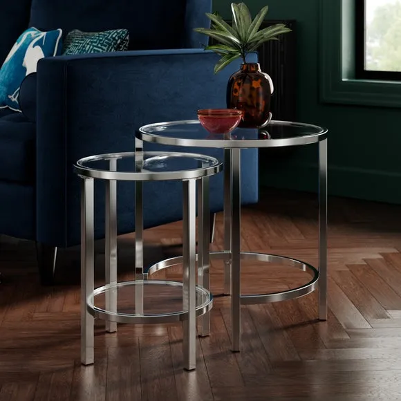 Sofia Glass Nest of Tables 1