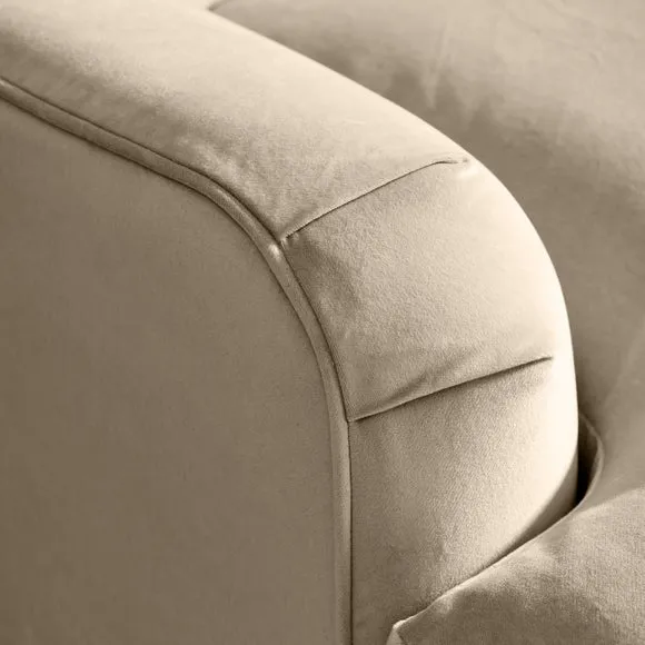 Martha Vintage Velvet Corner Chaise 6