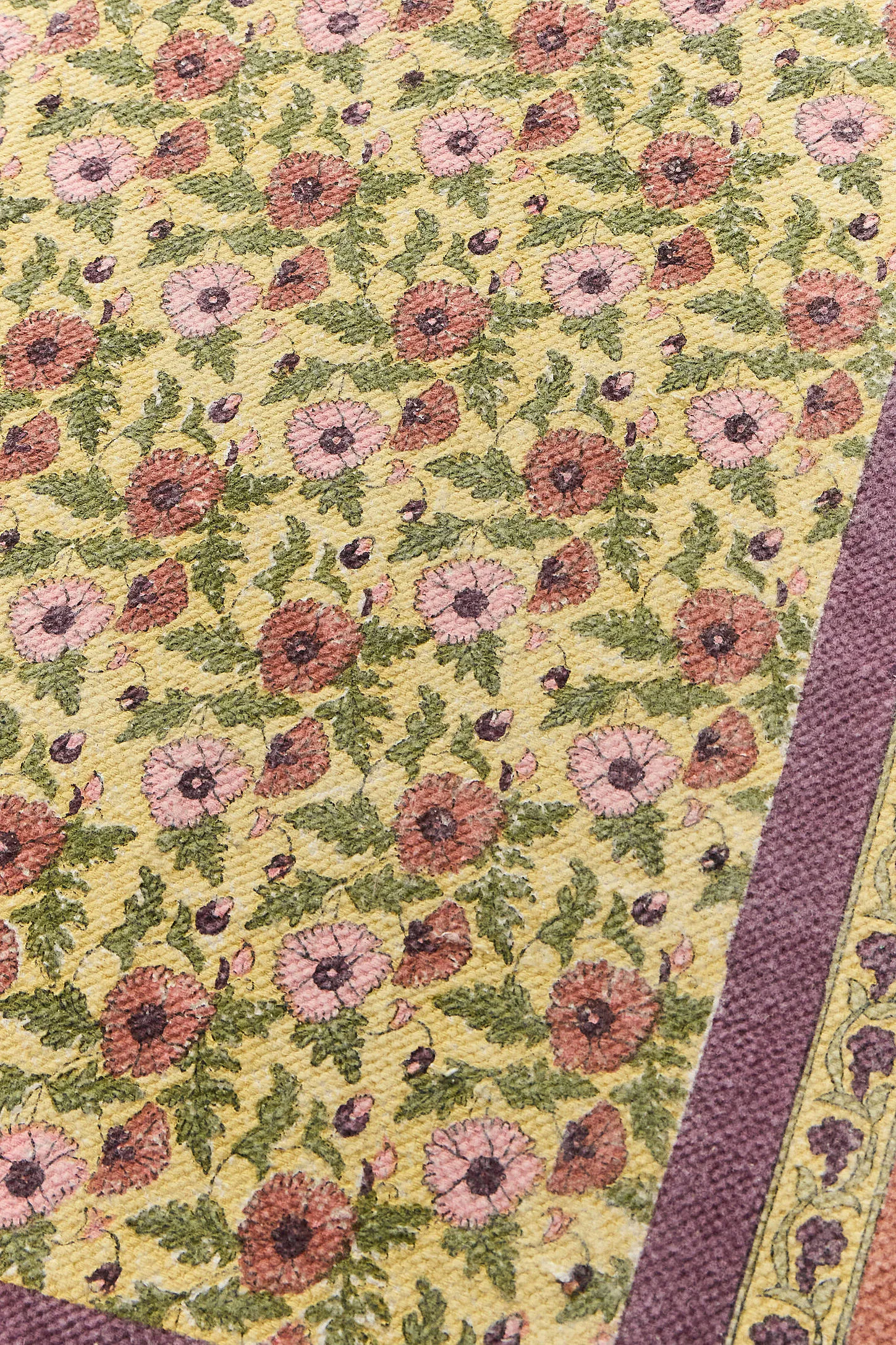 Block Print Reversible 3x5ft / 90x150cm Rug 5