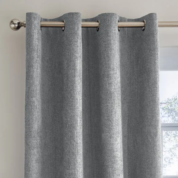 Ensley Chenille Blackout Eyelet Curtains 1