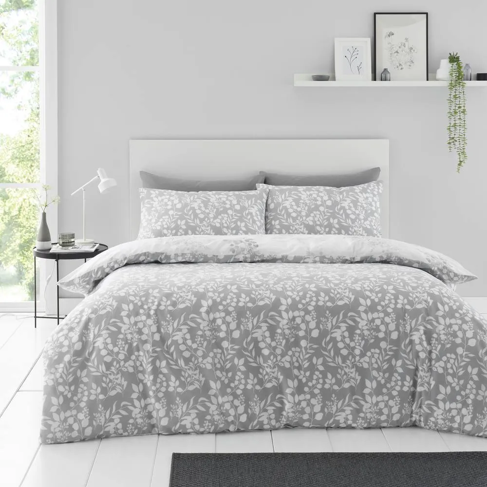 GAVENO CAVAILIA Perla Printed Duvet Cover in Grey 2