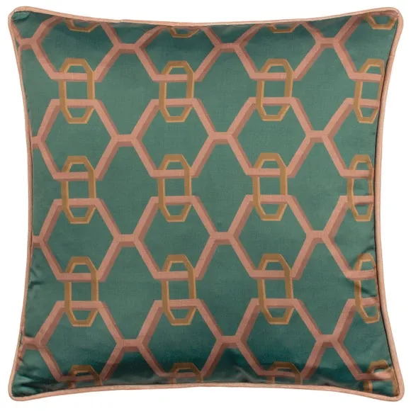 Paoletti Carnaby Chain Polyester Square Cushion 2