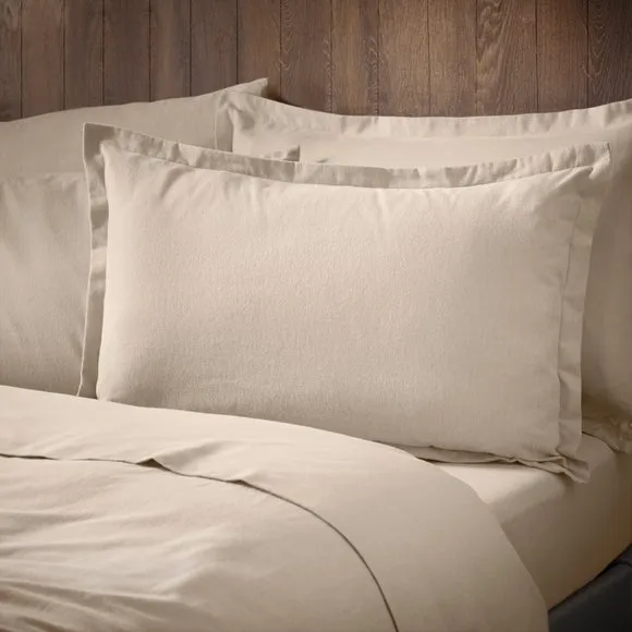 Soft & Cosy Luxury 100% Brushed Cotton Oxford Pillowcase 1