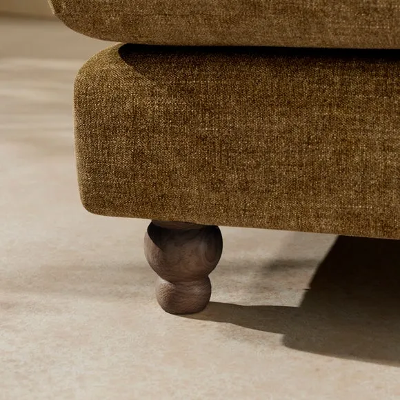 Arthur Linen Chenille Snuggle Chair 5