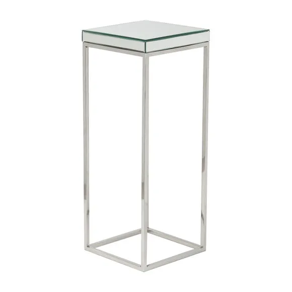Elysee Square Side Table, Mirrored Glass 5